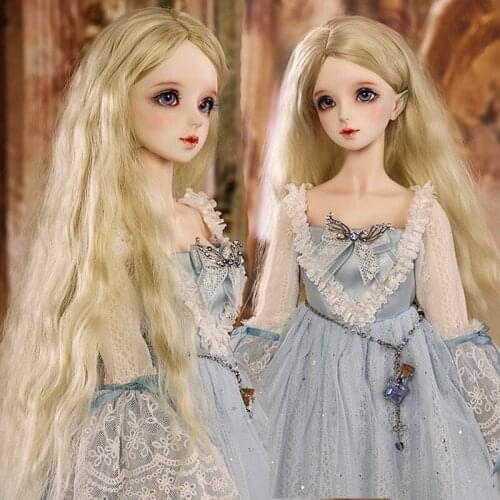 Brown Golden white SD doll Blyth long curly hair High Temperature Fiber 1/3 1/4 1/6 1/8 BJD Wigs for dolls Multicolor optional