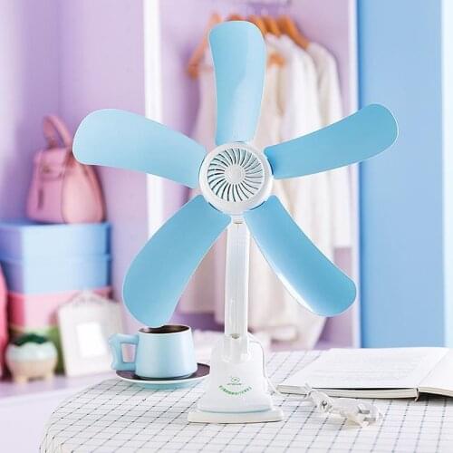 Mini 5 Leaves Electric Clip Fan Breezer Cooler Stroller s Multifunction Wall hanging Table Folder ITAS6632A