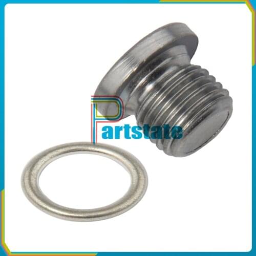 N91167901 Engine Oil Pan Drain Plug Kit N0138157 Fits For VW Beetle CC Jetta Golf Passat Tiguan A-UDI