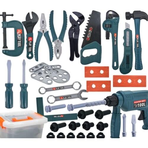 Children repair tools set boy simulation baby repair electric drill screwdriver pliers play house toys