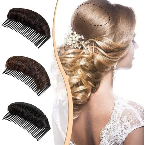 Hair Bun Princess Styling Hair Fluffy Hair Pad Hairpin Synthetic False Hair Clip In Black Brown Natural DIY Party Hair Extension