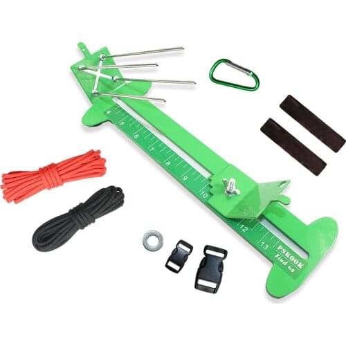 New Monkey Fist Jig and Paracord Jig Bracelet Maker Paracord Tool Kit Adjustable Metal Weaving DIY Craft Maker 4" to 13"