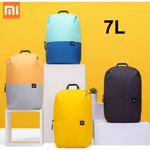 Original Xiaomi Small Backpack 7L for Women Men Colorful Mini Bag Sports Travel BagPack Kids School Student Bags Anti-Water Bag