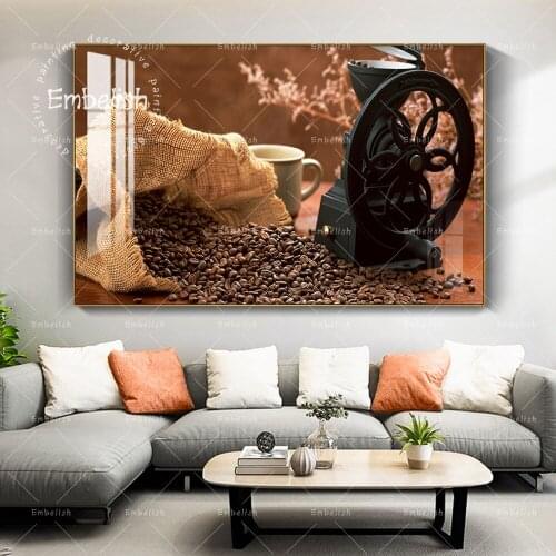 Modern canvas painting wall art print pictures for living room 1 Piece canvas art Coffee Kitchen decoration pictures