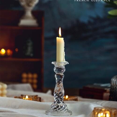 Glass Candle Holders For Home Decor Glass Wedding Centerpieces For Tables Candle Stick Holder Candlestick Holder