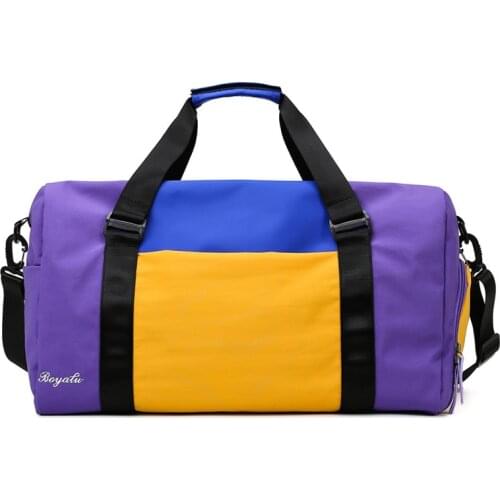 2020 Women Sport Gym Bag Crossbody Shoulder Bag Sport Training Handbag for Women Fitness Large Waterproof Travel Duffel Blosa