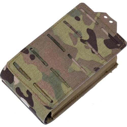 U.T.A Tactical M4 Laser Cutting Quick Release MOLLE Mag Pouch 556 Magazine Bag Outdoors Military Tactics Accessories - MC