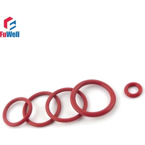 200pcs 3mm Thickness Silicon O Ring Gaskets 10/11/12/13/14/15/16/17/18/19/20mm OD Rubber O Rings Seals Washers Grommets