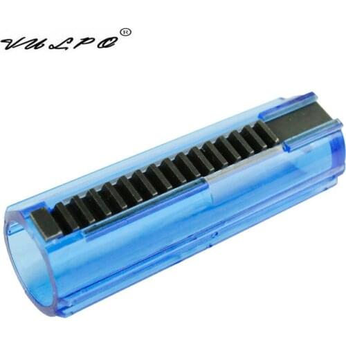 MA Reinforced polycarbonate transparent 15 Steel Teeth Piston for Airsoft Ver.2 /3 Gearbox Hunting Accessories