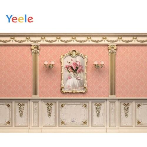 Yeele Vintage Pattern Wall Mural Backdrops Flowers Interior Photophone Custome Child Photographic Backgrounds For Photo Studio