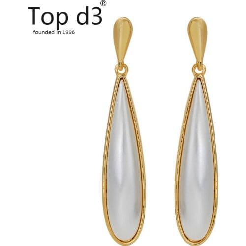 Top d3 Viennois Group Unique Design Dubai Costume Earrings for Women Fashion Dubai jewelry classic Style Gold color Earrings
