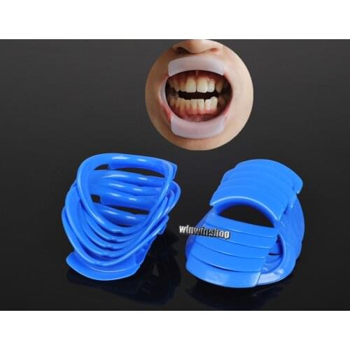 10 pcs C type mouth opener tooth Straightener Spreader Lip Oral Clean Opener Dental Cheek Lip Retractor Mouth Opener Model