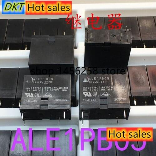 100%Original New ALE15B05 ALE1PB05 ALE15B09 ALE1PB09 ALE15B12 ALE1PB12 ALE15B24 ALE1PB24 4PINS 16A 5V 9V 12V 24V Power Relay