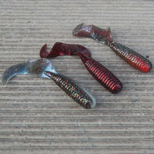 5PCS Fishing Glow Capuchin maggots Soft Lure Grub worm Bait 12.5cm/21.5g