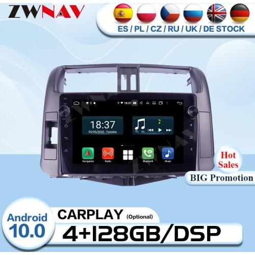 Carplay 2Din Android Multimedia For Toyota Prado 2010 2011 2012 2013 Radio Receiver Auto Audio Stereo GPS Video Player Head Unit