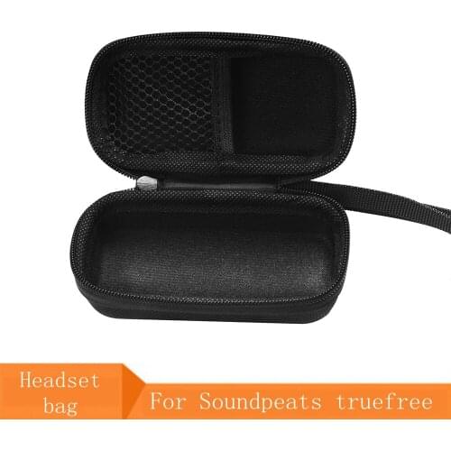 Suitable For Soundpeats truefree Wireless Bluetooth Headset Protection Bag Storage Box Compression Hard Shell