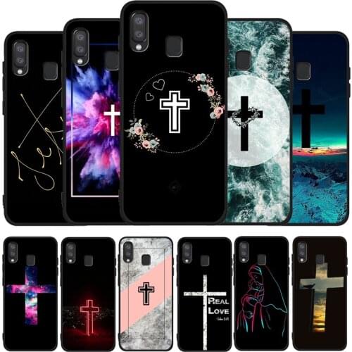 Bible Jesus Christ Christian Black Phone Case For Samsung Galaxy A71 A51 A41 A31 A20E A10 A20 A40 A50 A70 M30S M20 A7 A8 A9