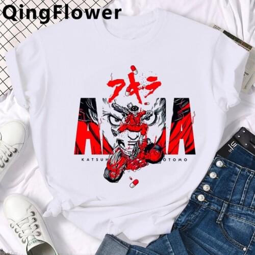 Akira Anime Neo-tokoyo t-shirt clothes male grunge plus size harajuku kawaii japanese streetwear top tees tshirt plus size