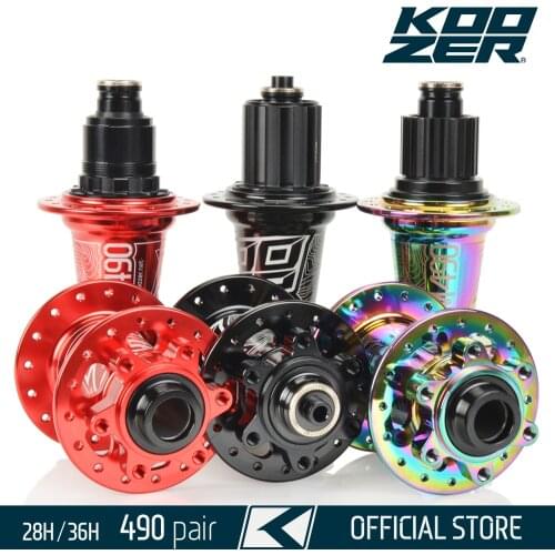 Koozer XM490 28H 36H Holes HG XD MS 8 10 11 12 Speed 4 Sealed Bearing MTB Bicycle Hub 9x100 QR 10x135 TA THRU 6 Bolts GX NX Pair