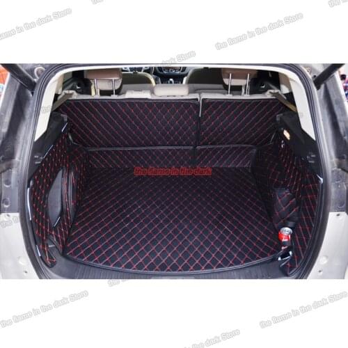Leather Car Trunk Mat Cargo Liner for ford kuga 2012 2013 2014 2015 2016 2017 2018 rear boot cover seat accessory escape auto