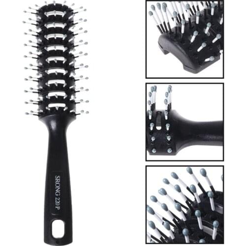 Fashion Men Hair Brush Plastic Antistatic Comb Barber Dressing Salon Styling New 667D
