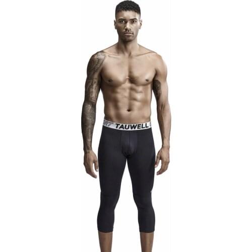 Male Ninth Pants Long Sport GYM Clothes for Men Mesh Training-pants Low-waist Comfortable Long-pants Stretch Outdoor Sportswear