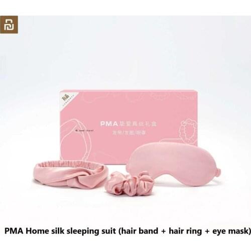 Youpin PMA home silk sleeping set (hair band + hair ring + eye mask) simple design for home travel gifts