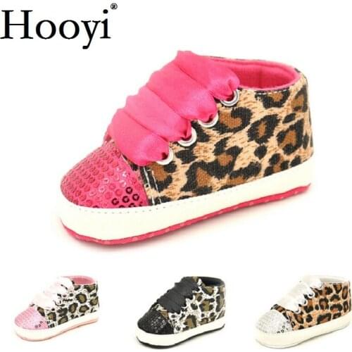 Fashion Leopard Baby Girl Shoes Newborn First Walkers Sequins Bling Anti-Slip Girls Prewalker Bebe Socks Canvas Newborn Boots