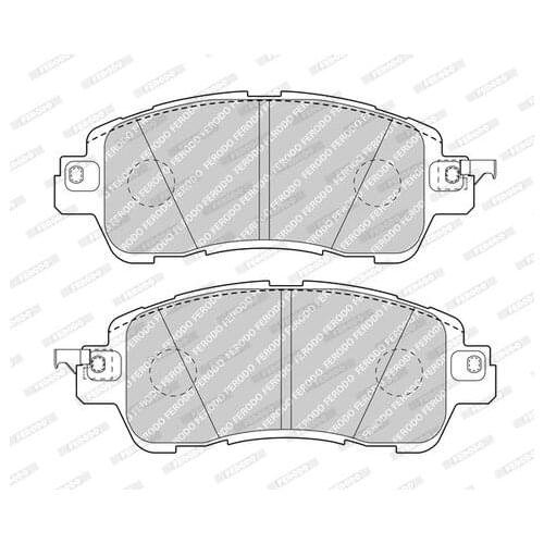 FRONT BRAKE BALATASI MAZDA 2 2014 DAY53328ZA FERODO FDB5015
