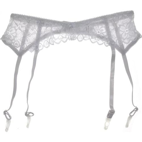 Women Sexy Wedding Garter Double Breasted Lace Garters Adjustable Garter Belt For Stockings Ladies Suspenders