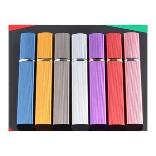 Pperfume atomizer Cosmetic Containers 7 Colors 12ML aluminum spray bottles