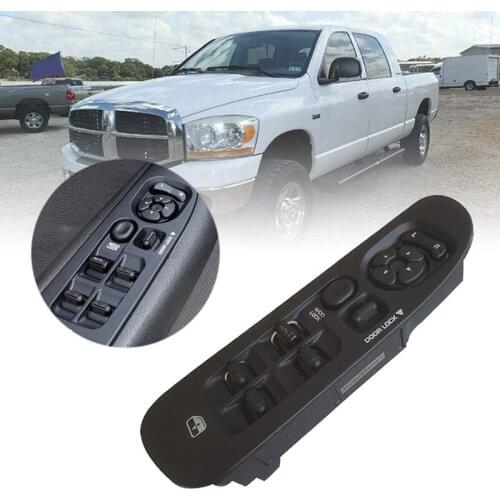 Master Power Window Switch and Bezel 56049805AB for 2002-2009 Dodge Ram 1500 2500 3500, 2001-2004 Dakota, 2001-2003 Durango,2005
