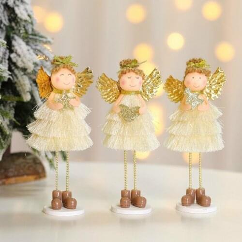 Christmas Gifts Angel Dolls Ornaments Christmas Decorations for Tree Xmas DIY New Year Gifts Home Decor Noel Natal Navidad Decor