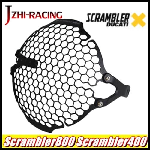 Scrambler800 Scrambler400 Motorcycle Accessories Headlight Cover FOR DUCATI Scrambler 800 400 EP EVOTECH