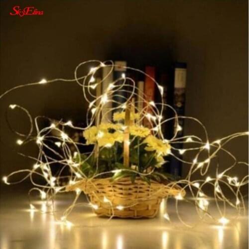 1-10M Strings Copper Wire Battery Operated Christmas Wedding Party Decoration LED String Fairy Lights 5z