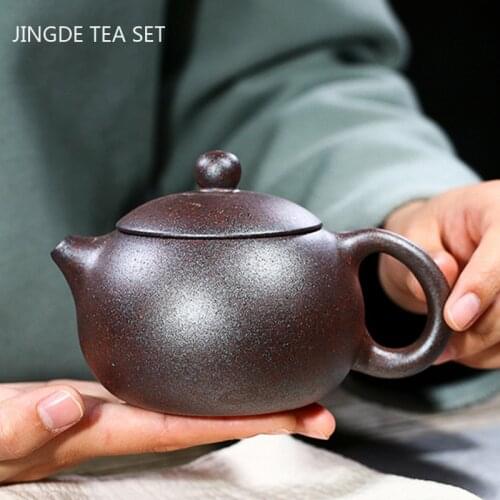 Yixing Traditional Kiln Change Tea Pots Purple Clay Xishi Teapot Beauty Kettle Handmade Teaware Chinese Tea Ceremony Gift 310ml