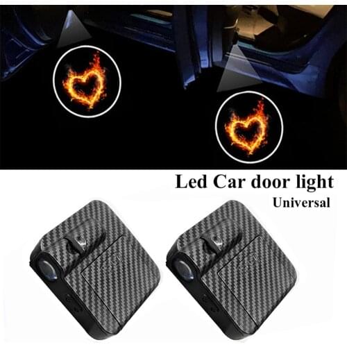 New 12V Led Door Light Logo Projector Ghost Shadow Lights Courtesy Welcome Lamp Car Accessories For Toyota Avalon Land Cruiser