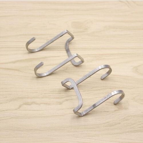 Coat Hanger 304 Stainless Steel Door Back Hook S-Shape Kitchen Bathroom Hat Towel Coat Storage Hanger Small Hook