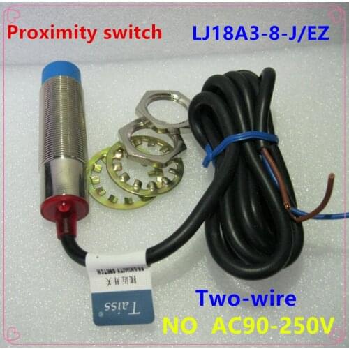 High-quality M18 LJ18A3-8-J/EZ 8mm Approach Sensor 2-wire NO Switch AC 90-250V proximity sensor Switch
