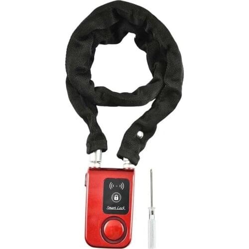 Y797G Waterproof Smart Bluetooth Bicycle Chain Lock Anti Theft Smartphone Control Lock Red Hot Sale