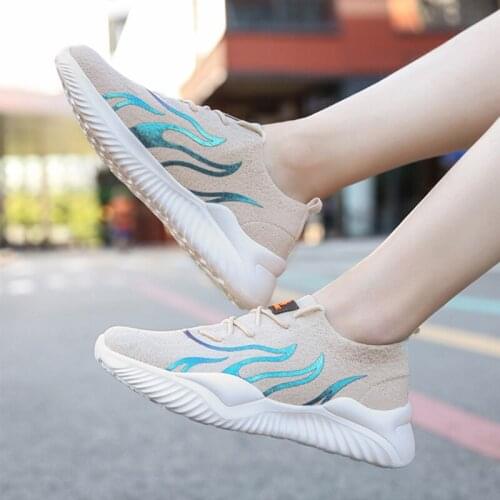 Women Sneakers Light Casual Shoes Comfortable Breathable Flats Trainers Female Platform Lace Up Women Mesh Shoes NVX319