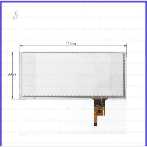 ZhiYuSun 226mm*99mm for Car DVD, 226*99 Capacitive touch screen GPS Navigator screen glass