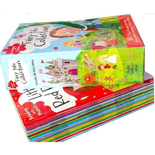 5-12 year Childrens English story book Reading with Phonics english picture book help child be reader early education 20pc/set