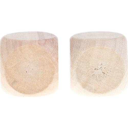 50pcs Wooden Dice Cubes Crafts, 16mm Six Sided Blank Dice Blocks Set for Puzzle Making, Board Games, Teaching Math