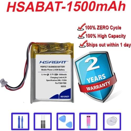 Top Brand 100% New 1500mAh 582535 SP5 Battery for dvr navigation video recorder DVR cubex v50 hp f550g in stock