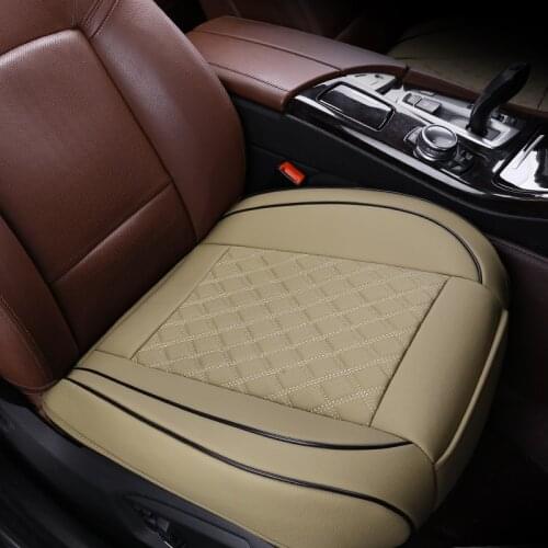 PU Leather Auto Car Seat Cover Universal Automobile Front Seat Cushion Protector Mat Pad for Auto Seat Fit Interior Accessories
