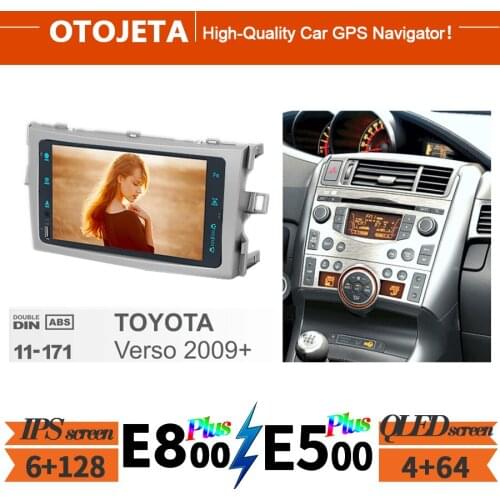 For TOYOTA Verso 2009+ Terios 2006 Car Radio Navigation Android10 2din GPS Multimedia Player 6GB Ram Autoradio Stereo With Frame