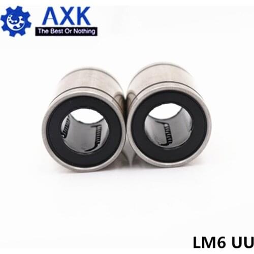 Free shipping 12pcs/lot LM6UU Linear Bushing 6mm CNC Linear Bearings
