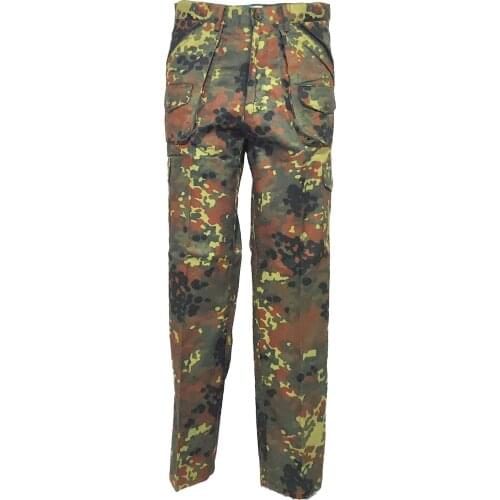 Trousers lined flannel model German flecktarn