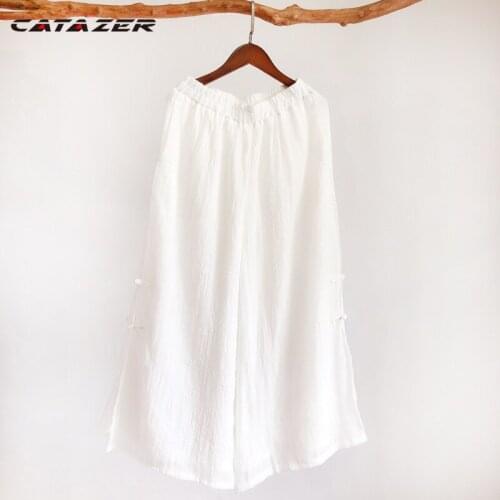 Catazer Tai Chi Uniform Kung Fu Uniform Traditional Chinese Clothing for Women Uniform Tang Suit Costume Show Kung Fu Pants